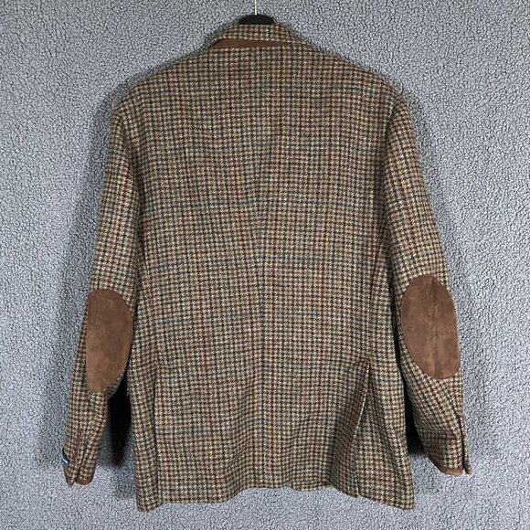 Polo Ralph Lauren Polo Tweed 100% Wool Blazer Sport Coat - Men's Size 42R -Brown - Picture 5 of 15